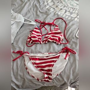 American flag reversible top bathingsuit from Target. Size medium W
